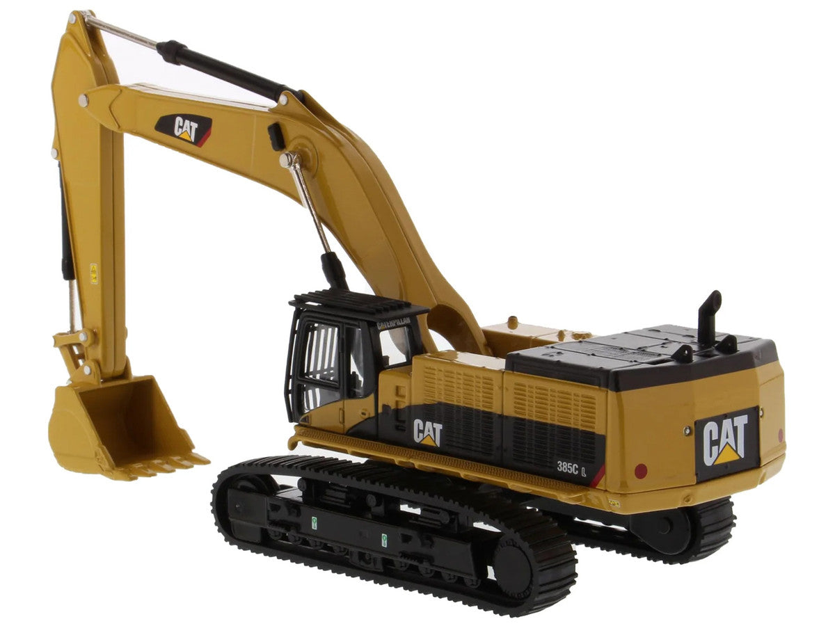 CAT Caterpillar 385C L Hydraulic Excavator Yellow "Play & Collect!" Series 1/64 Diecast Model by Diecast Masters-2