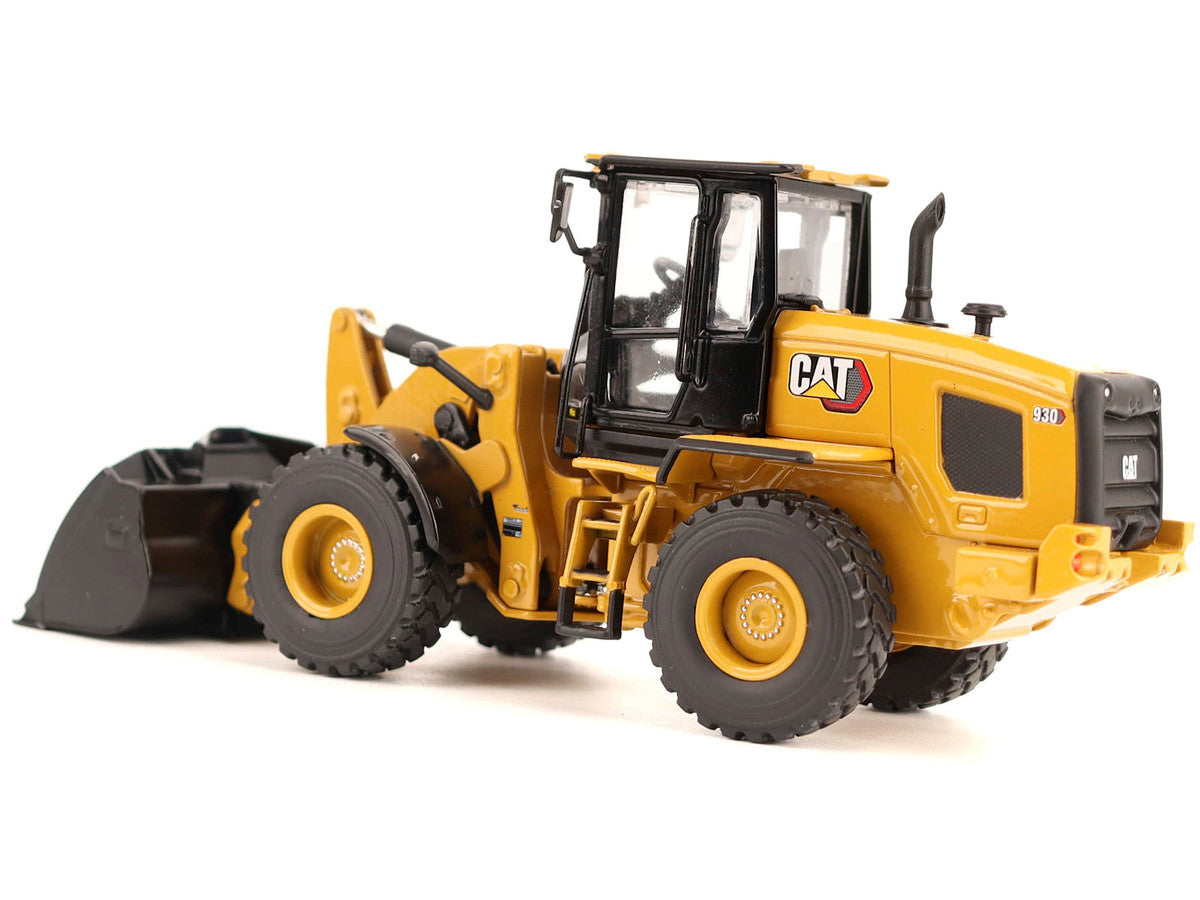 CAT Caterpillar 930 Wheel Loader with Operator Yellow "High Line" Series 1/50 Diecast Model by Diecast Masters Diecast Masters