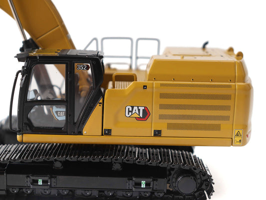 CAT Caterpillar 352 Next Generation Excavator Yellow "High Line" Series 1/50 Diecast Model by Diecast Masters-0