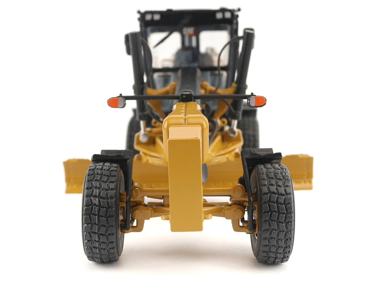 CAT Caterpillar 140 LVR Motor Grader Yellow with Black Top "High Line" Series 1/50 Diecast Model by Diecast Masters Diecast Masters