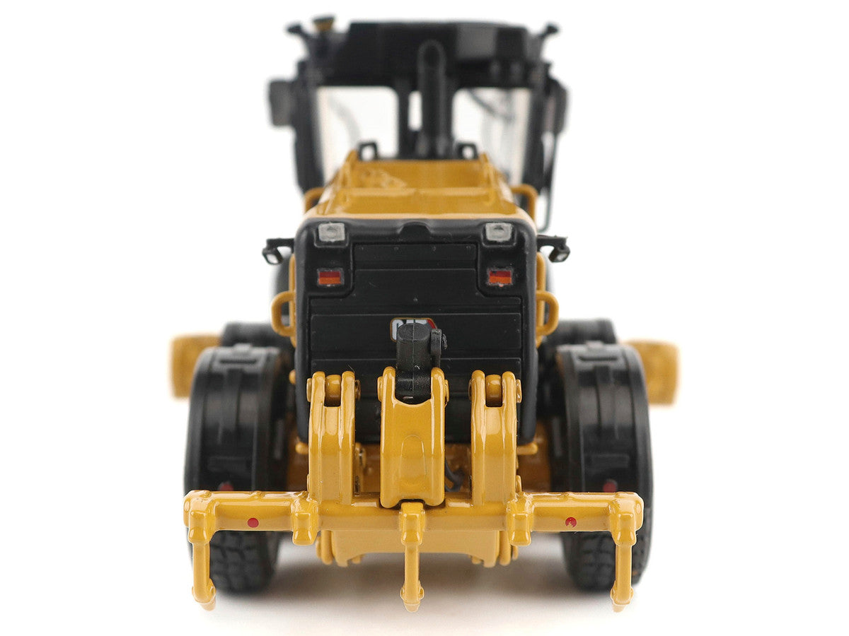CAT Caterpillar 140 LVR Motor Grader Yellow with Black Top "High Line" Series 1/50 Diecast Model by Diecast Masters Diecast Masters