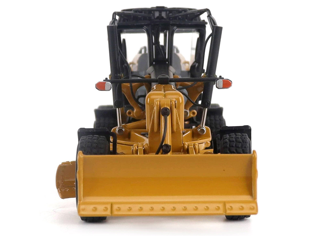CAT Caterpillar 140 JOY Motor Grader Yellow with Black Top "High Line" Series 1/50 Diecast Model by Diecast Masters Diecast Masters