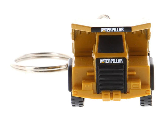 CAT Caterpillar 770 Off-Highway Truck Keychain Yellow Diecast Model by Diecast Masters Diecast Masters