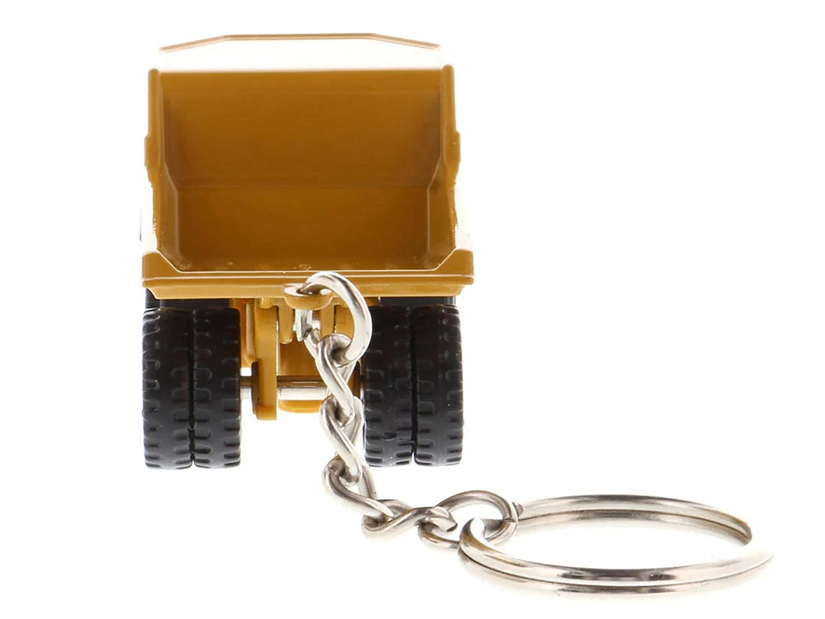 CAT Caterpillar 770 Off-Highway Truck Keychain Yellow Diecast Model by Diecast Masters Diecast Masters