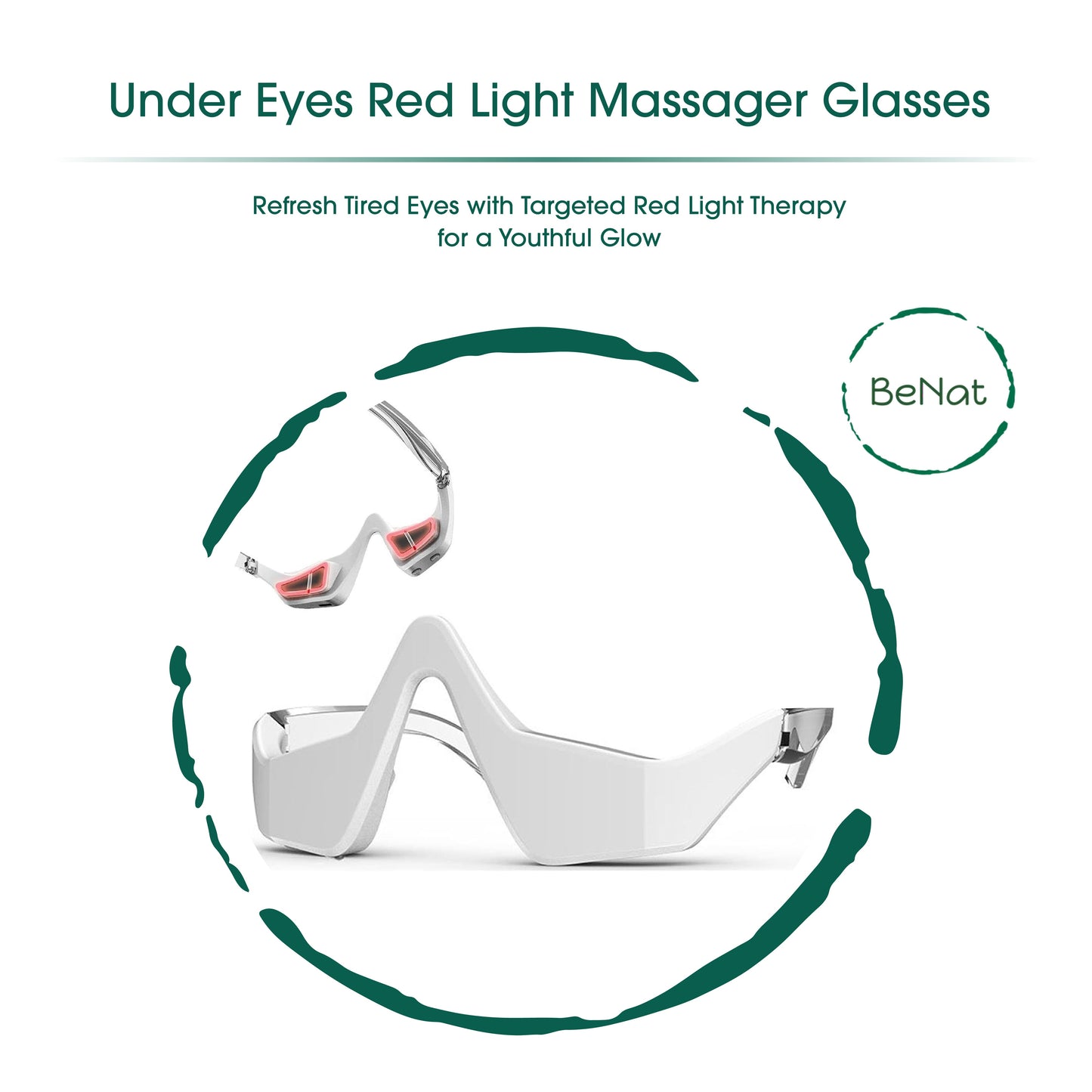 Under-Eye Red Light Therapy Skin Rejuvenation and Relaxation Massager LuxuryLifeWay Online Store