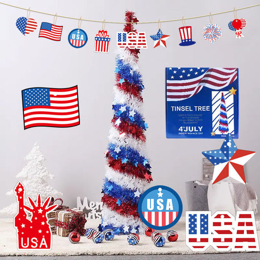 USA National Day Gift Decoration Charm Tag LadyShow.Store