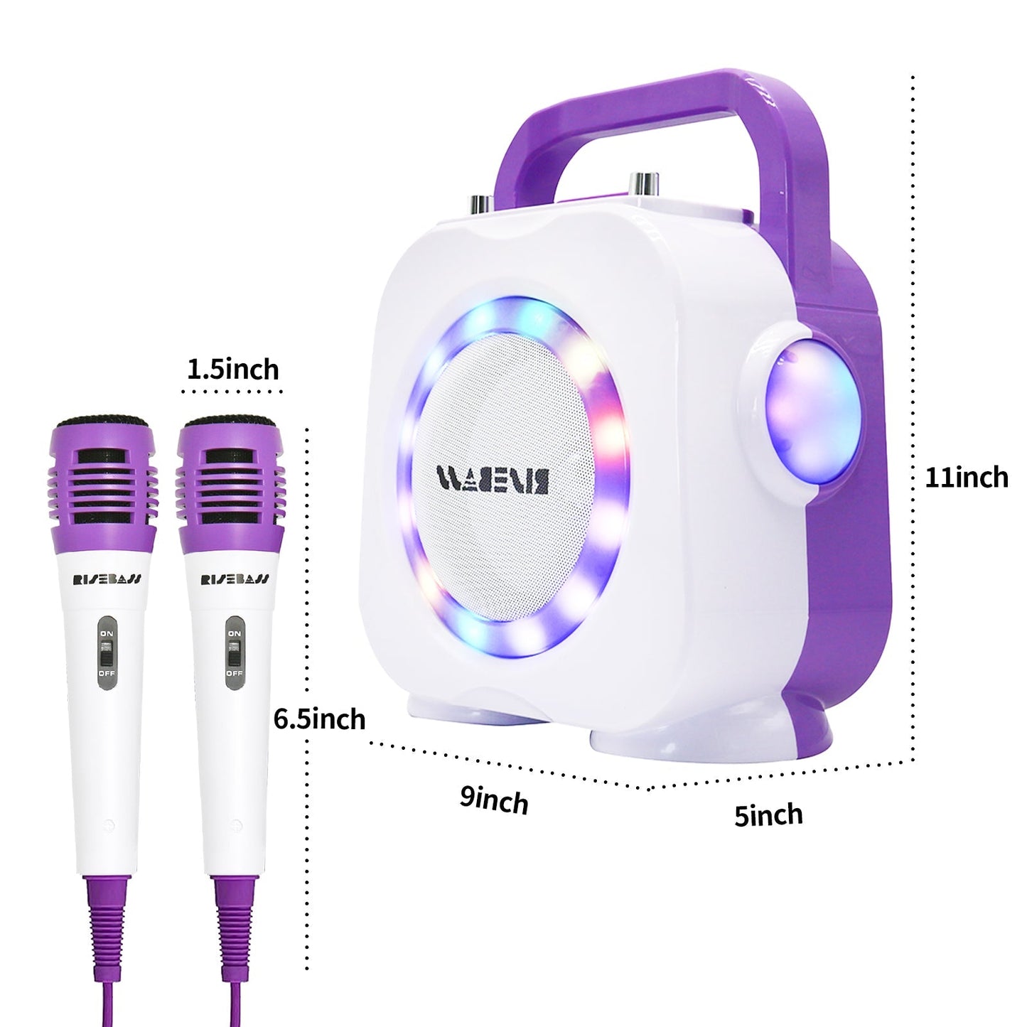 Karaoke Machine for Kids - Bluetooth Speaker with 2 Microphone - Portable Kids Karaoke Machine for Girls and Boys - Birthday Gift for Girls and Boys Ages 2 Years Old and Up. LuxuryLifeWay Online Store