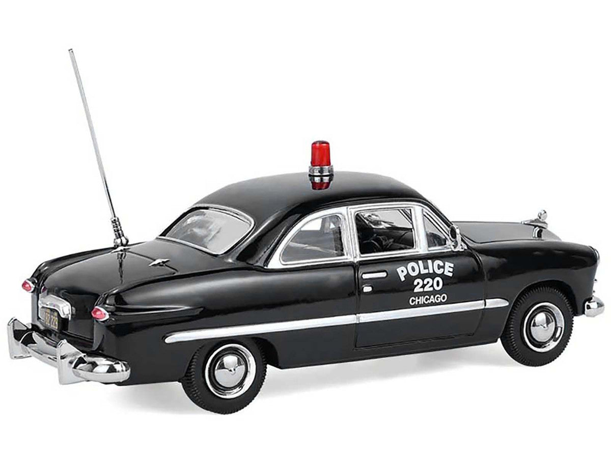 1949 Ford Custom Police Car "Chicago Police Department" Black 1/64 Diecast Model Car by Greenlight Greenlight