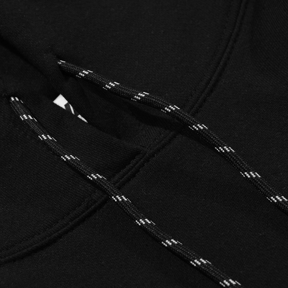 Letter Print Hooded Sweatshirt Men's Loose Long Sleeve Top
