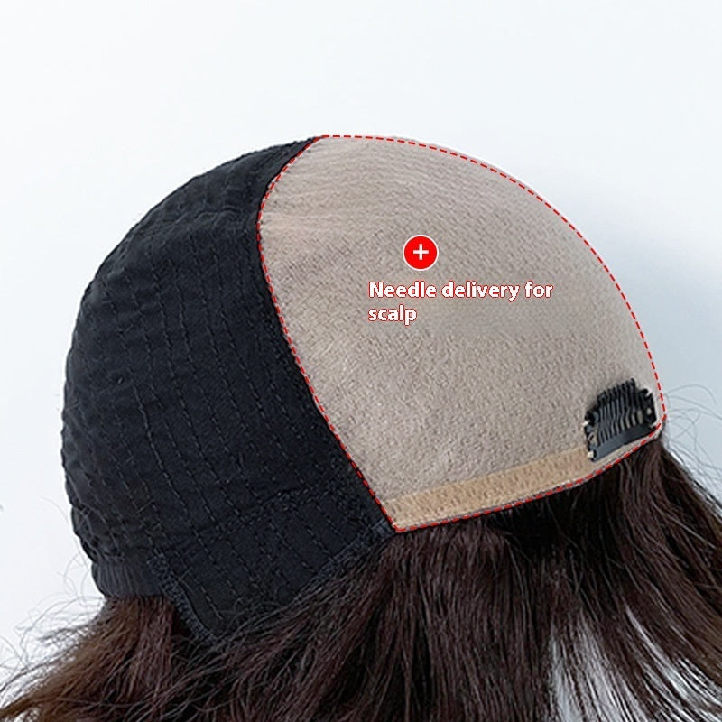 Lace Wig Can Be Dyed And Ironed Full Head Cover LadyShow.Store