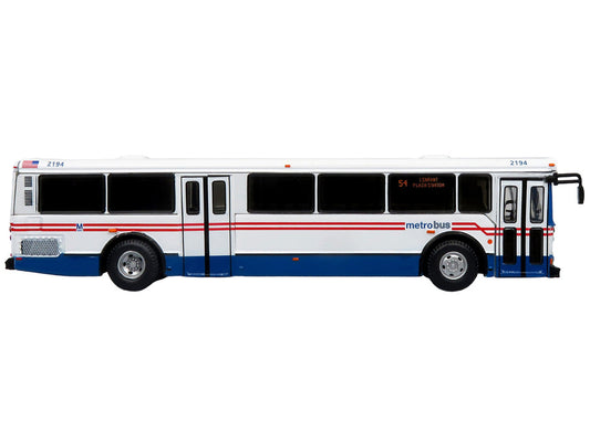 2006 Orion V Transit Bus WMATA Washington "54 L'Enfant Plaza Station" Limited Edition "The Vintage Bus and Motorcoach Collection" 1/87 (HO) Diecast Model by Iconic Replicas Iconic Replicas