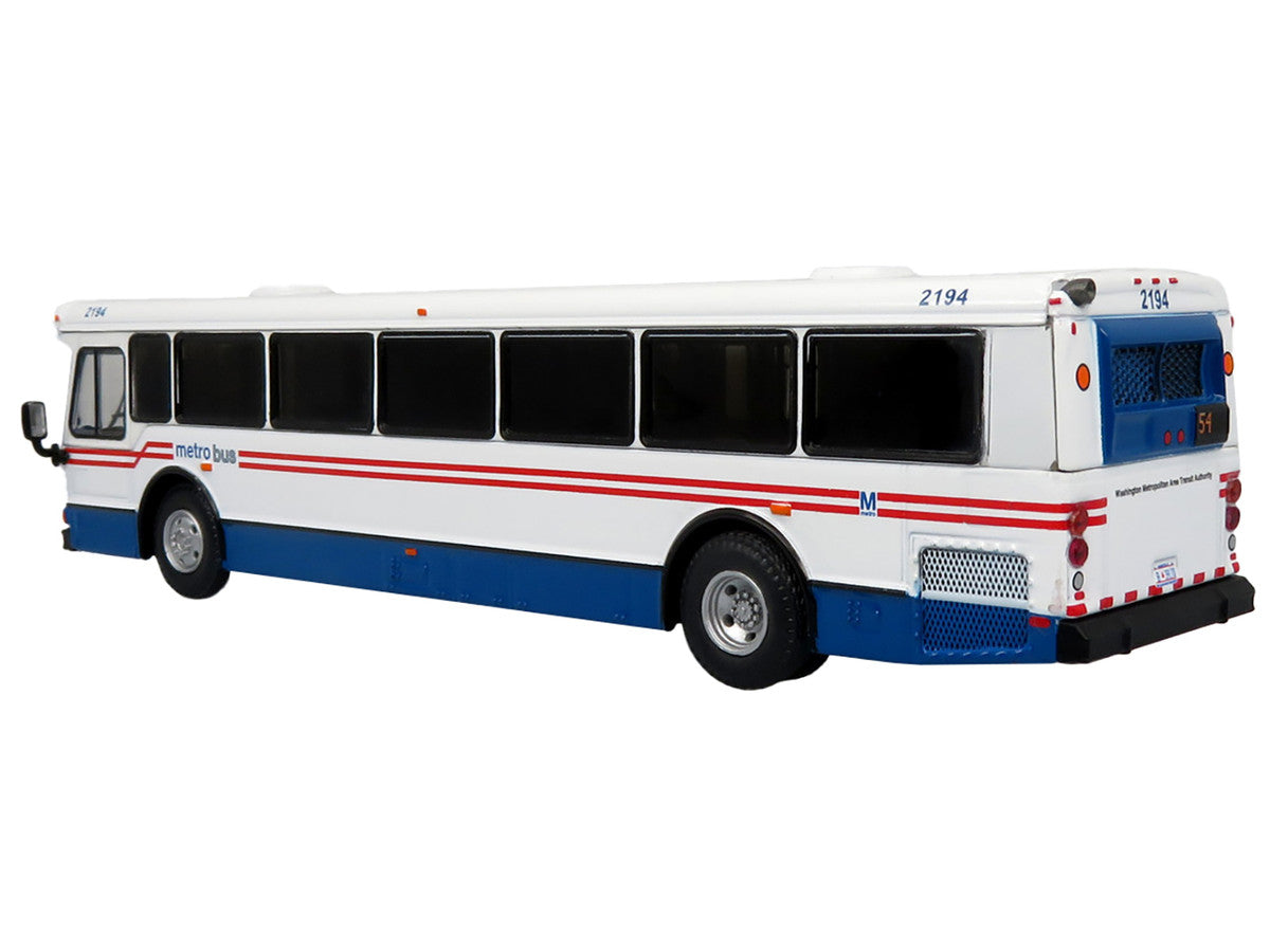 2006 Orion V Transit Bus WMATA Washington "54 L'Enfant Plaza Station" Limited Edition "The Vintage Bus and Motorcoach Collection" 1/87 (HO) Diecast Model by Iconic Replicas Iconic Replicas