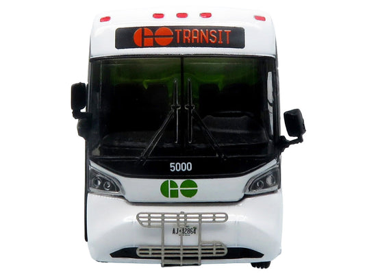 MCI D4520 Commuter Coach Bus "GO Transit" Green and White "The Bus & Motorcoach Collection" Limited Edition to 504 pieces Worldwide 1/87 (HO) Scale Diecast Model by Iconic Replicas Iconic Replicas