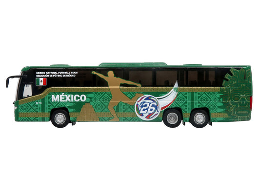 Scania Touring HD Coach Bus "Mexico National Football Team" Green with Graphics "International Federation of the Global Game" Series Limited Edition to 504 pieces Worldwide 1/87 (HO) Diecast Model by Iconic Replicas-1