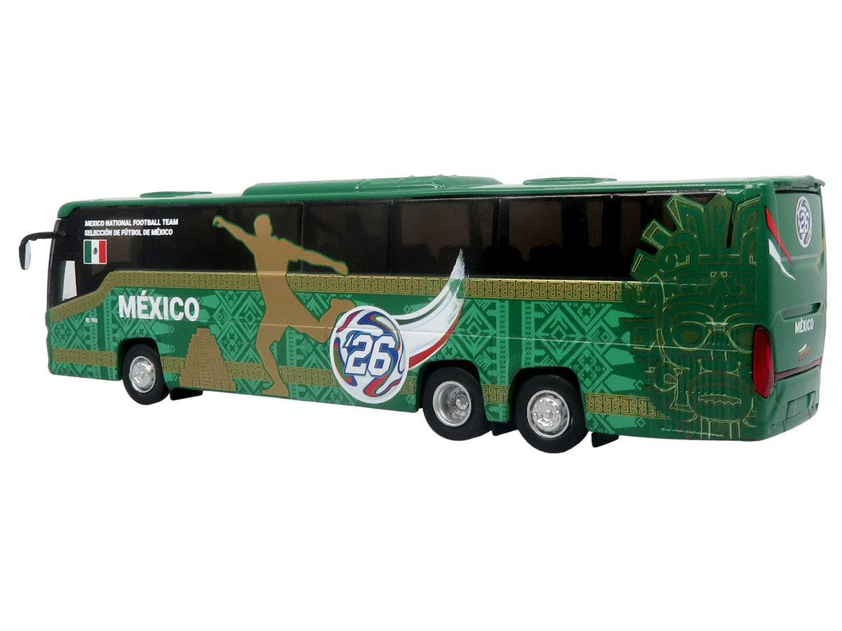 Scania Touring HD Coach Bus "Mexico National Football Team" Green with Graphics "International Federation of the Global Game" Series Limited Edition to 504 pieces Worldwide 1/87 (HO) Diecast Model by Iconic Replicas-2