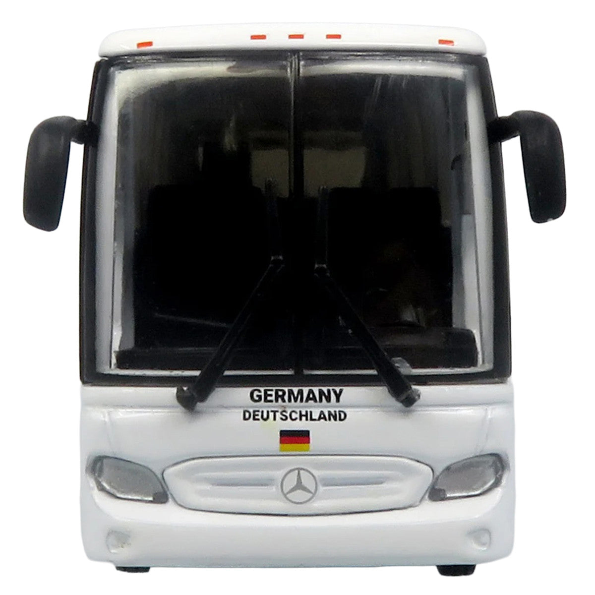 Daimler Tourrider Coach Bus "Germany National Football Team" White with Graphics "International Federation of the Global Game" Series Limited Edition to 504 pieces Worldwide 1/87 (HO) Diecast Model by Iconic Replicas-1
