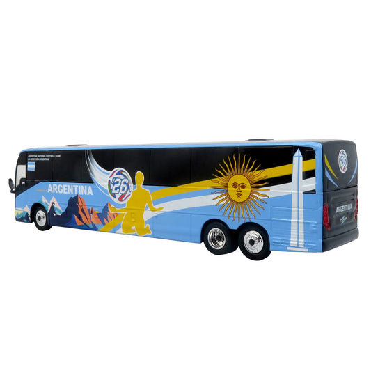 Prevost X3-45 Coach Bus "Argentina National Football Team" Blue with Graphics "International Federation of the Global Game" Series Limited Edition to 504 pieces Worldwide 1/87 (HO) Diecast Model by Iconic Replicas-0
