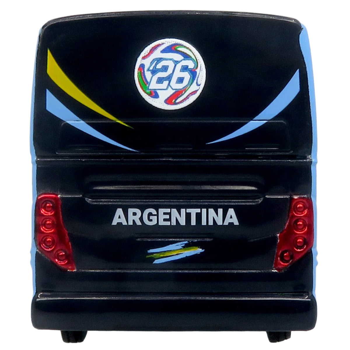 Prevost X3-45 Coach Bus "Argentina National Football Team" Blue with Graphics "International Federation of the Global Game" Series Limited Edition to 504 pieces Worldwide 1/87 (HO) Diecast Model by Iconic Replicas Iconic Replicas
