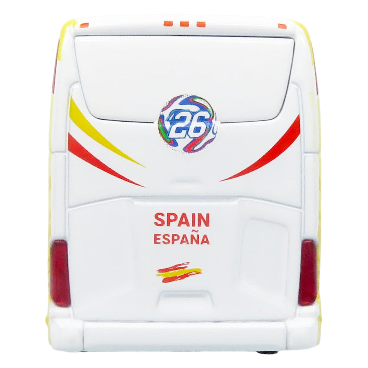 Daimler Tourrider Coach Bus "Spain National Football Team" Yellow with Graphics "International Federation of the Global Game" Series Limited Edition to 504 pieces Worldwide 1/87 (HO) Diecast Model by Iconic Replicas-2