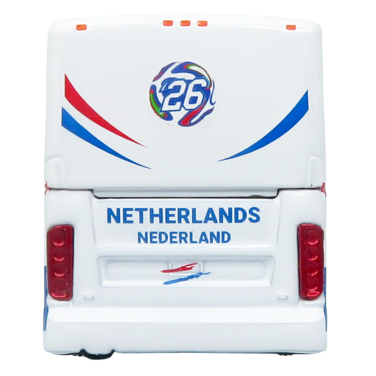 Van Hool CX-45 Coach Bus "Netherlands National Football Team" White with Graphics "International Federation of the Global Game" Series Limited Edition to 504 pieces Worldwide 1/87 (HO) Diecast Model by Iconic Replicas Iconic Replicas