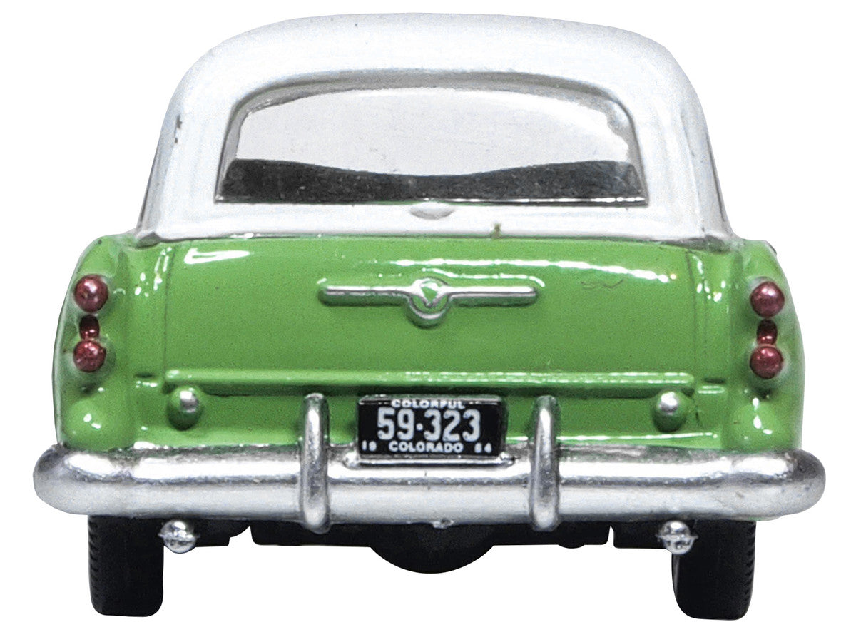1954 Buick Century Estate Wagon Willow Green and White 1/87 (HO) Scale Diecast Model Car by Oxford Diecast Oxford Diecast