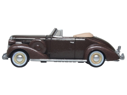 1936 Buick Special Convertible Bengal Brown Metallic 1/87 (HO) Scale Diecast Model Car by Oxford Diecast Oxford Diecast