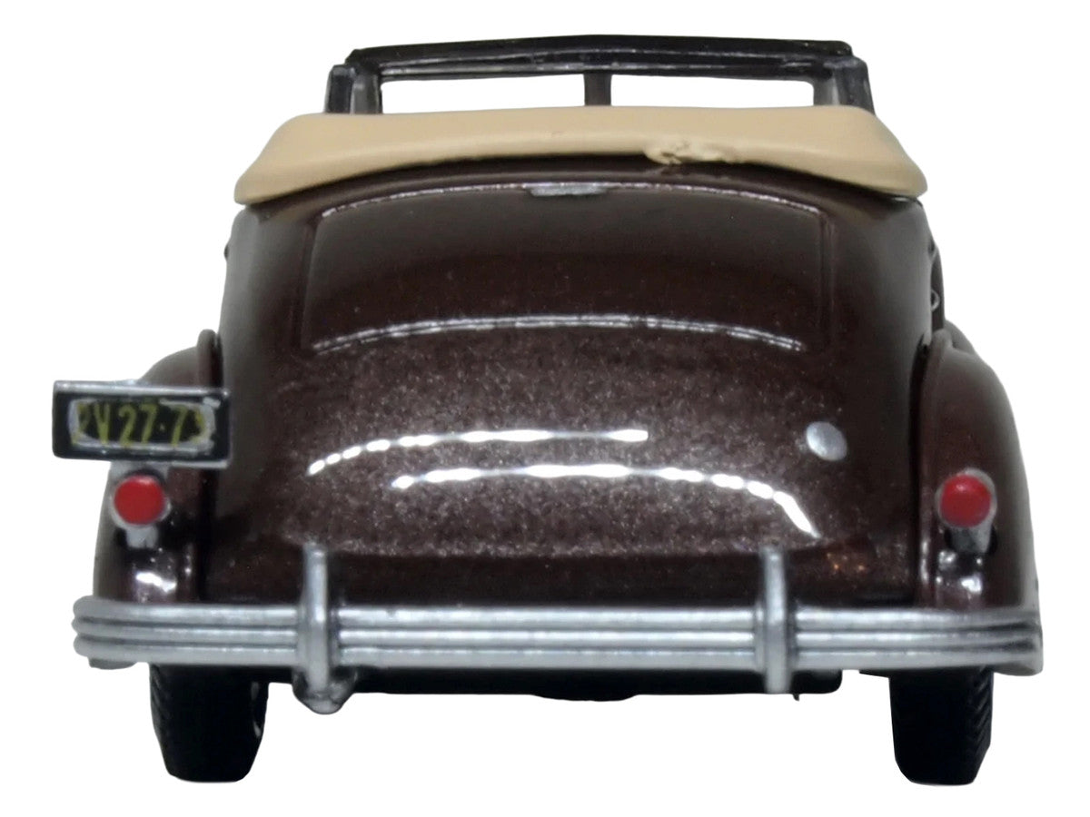 1936 Buick Special Convertible Bengal Brown Metallic 1/87 (HO) Scale Diecast Model Car by Oxford Diecast Oxford Diecast