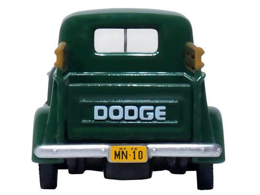 1948 Dodge B-1B Pickup Truck Green "Railway Express Agency" 1/87 (HO) Scale Diecast Model Car by Oxford Diecast Oxford Diecast