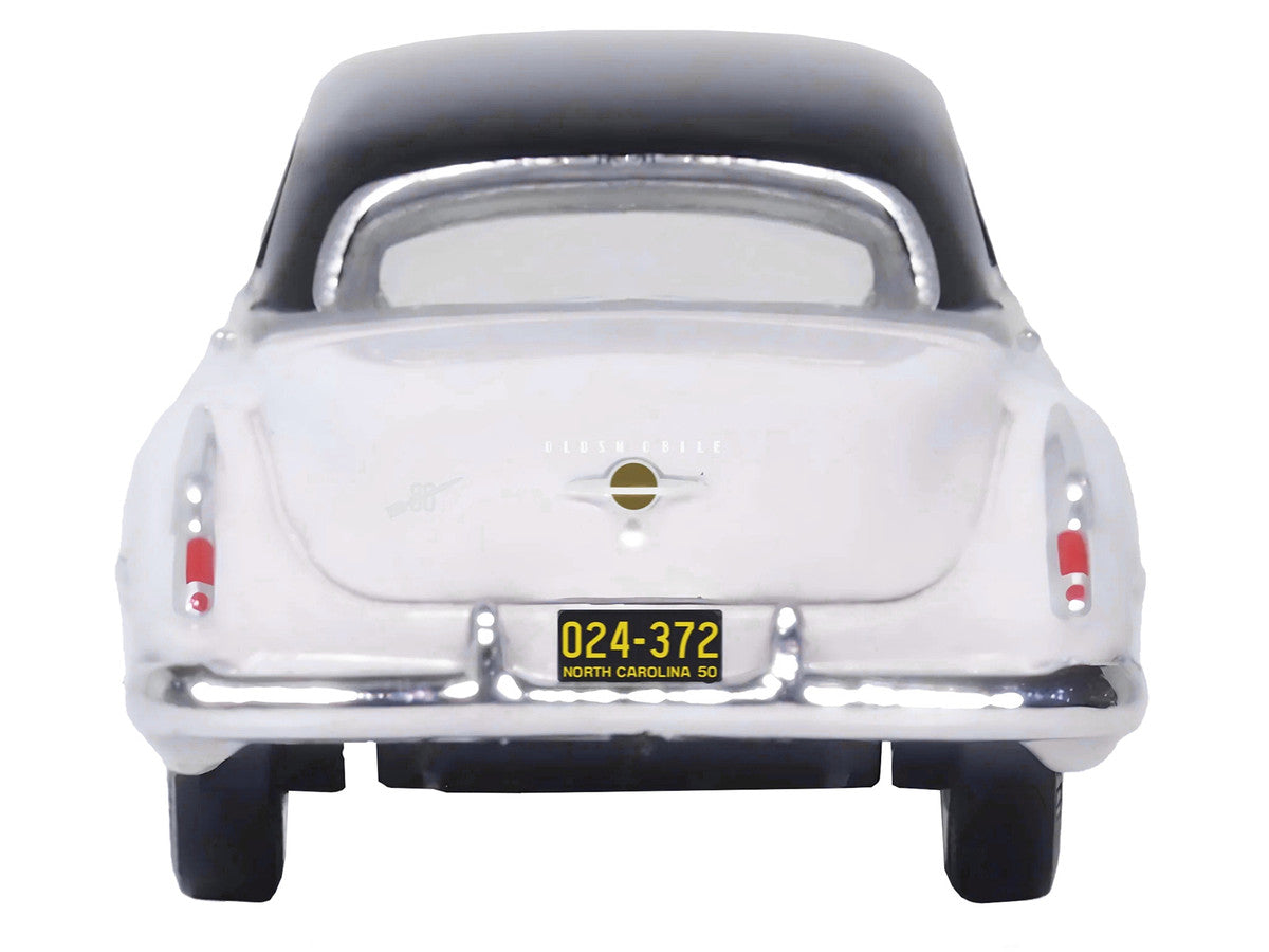 1950 Oldsmobile Rocket 88 Coupe Marol Gray with Black Top 1/87 (HO) Scale Diecast Model Car by Oxford Diecast Oxford Diecast