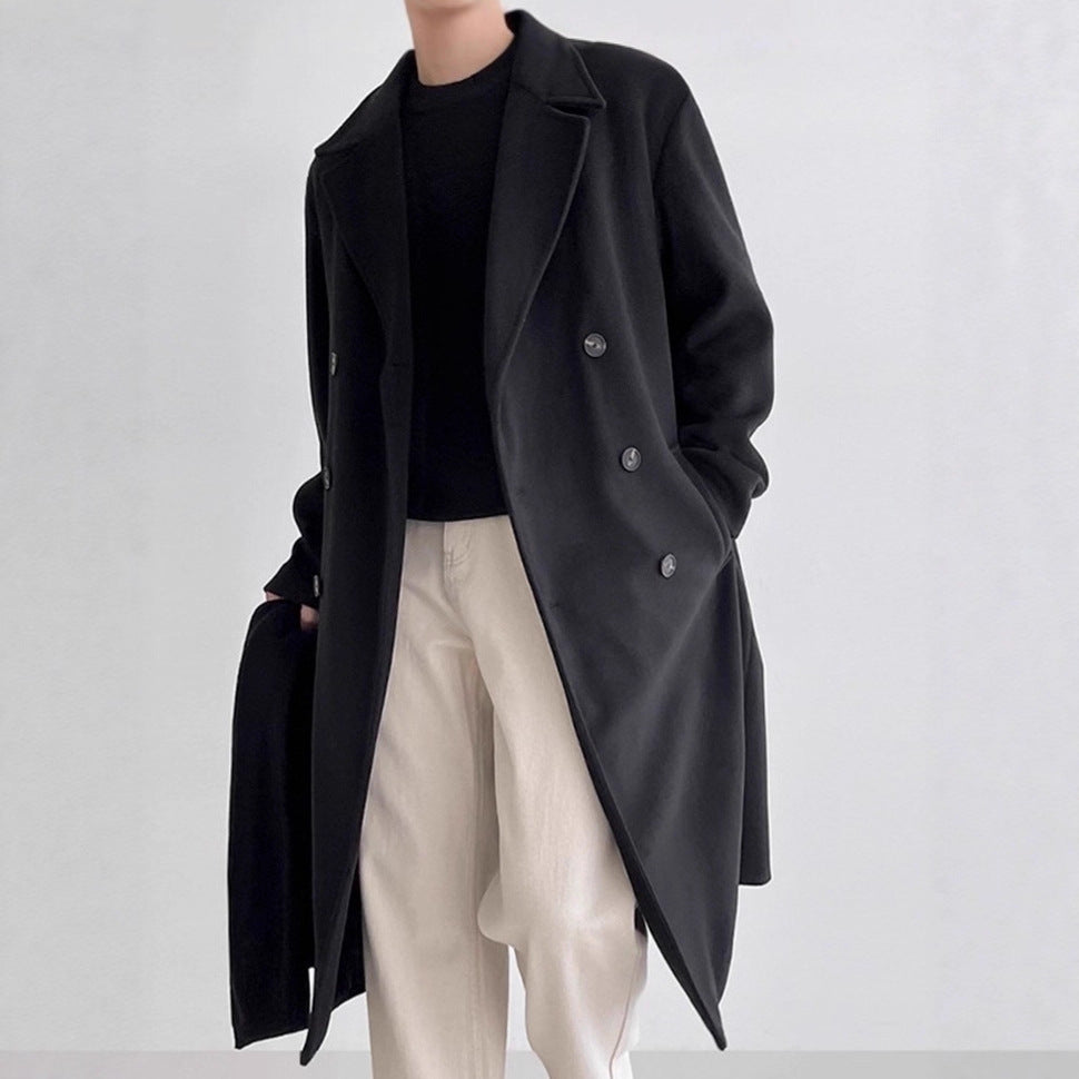 Men's Wool Overcoat, Thick And Loose Wool Jacket Best YouTube Store