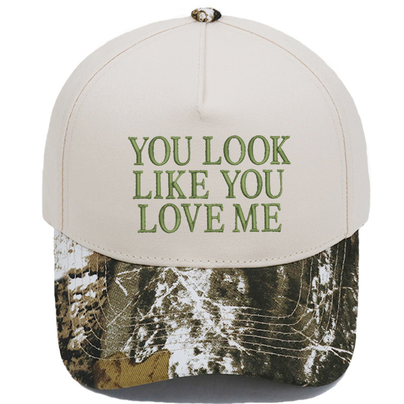Unisex Baseball Cap with Embroidery - Color Block Adjustable Cotton Sun Hat for Men and Women