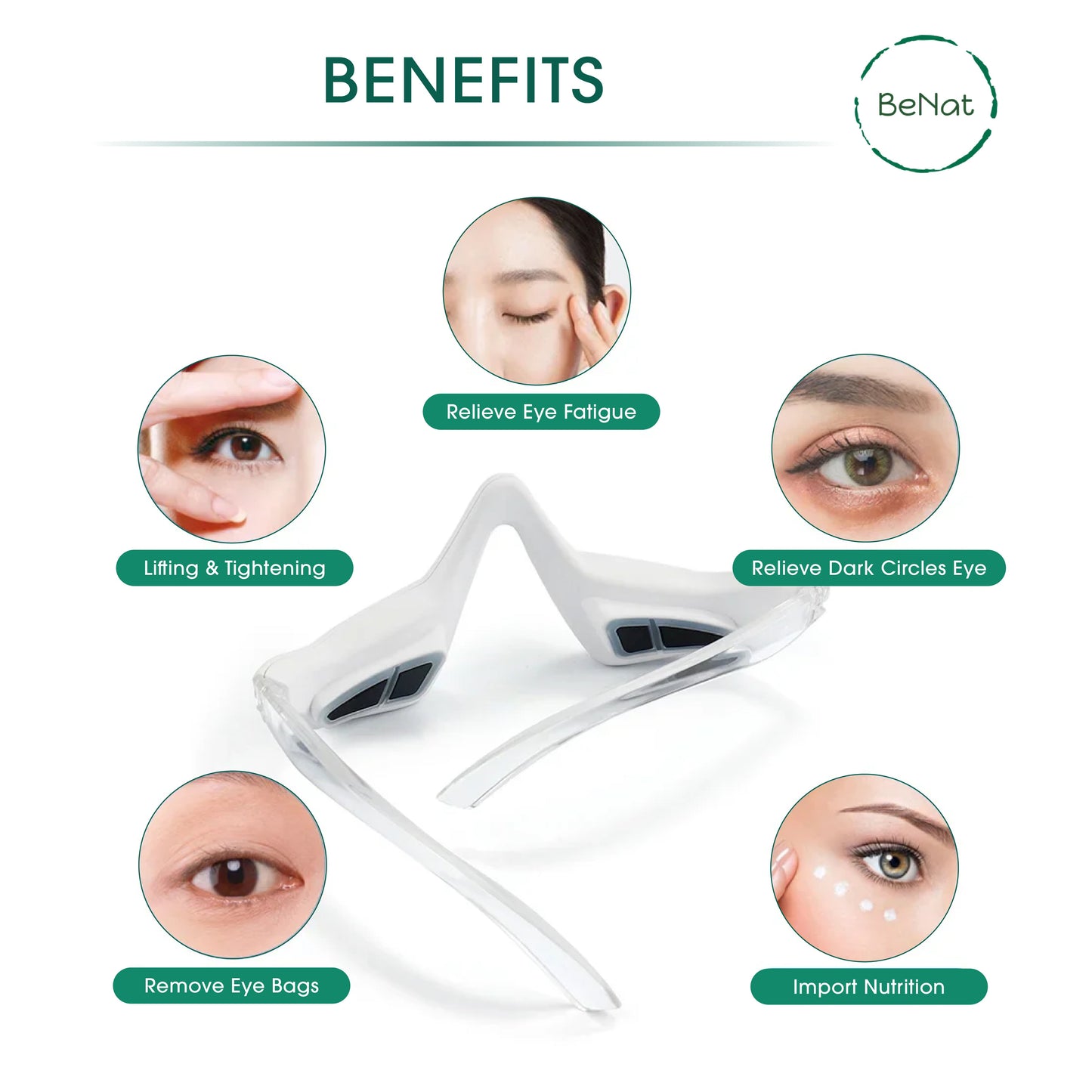 Under-Eye Red Light Therapy Skin Rejuvenation and Relaxation Massager LuxuryLifeWay Online Store