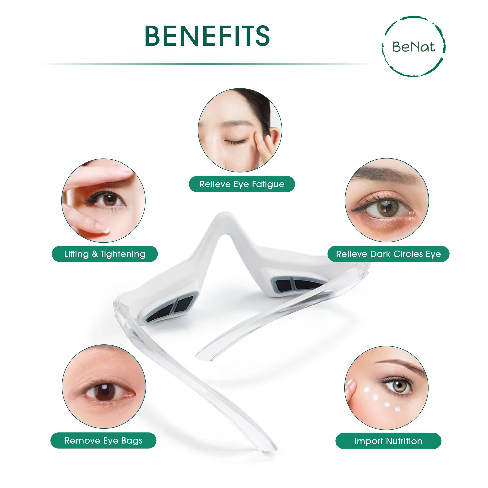 Under-Eye Red Light Therapy Skin Rejuvenation and Relaxation Massager LuxuryLifeWay Online Store