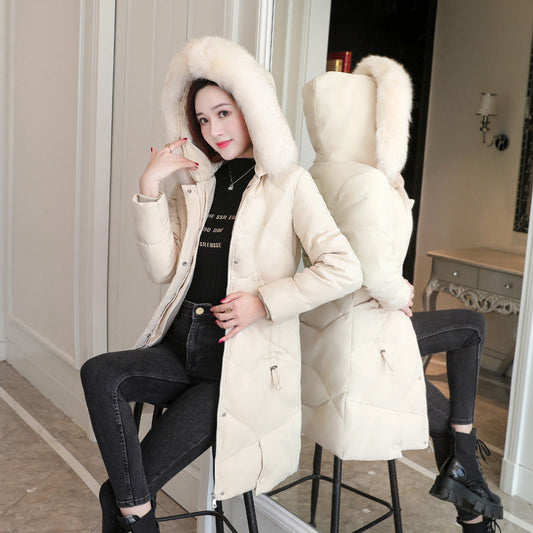 Large Fur Collar Padded Winter Jacket Pi-Mart