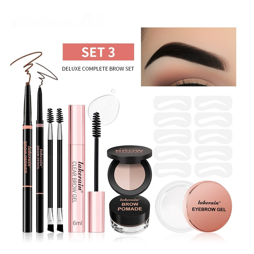 Full Set Of Eyebrows Suit Eyebrow Pencil Natural Suit CJD