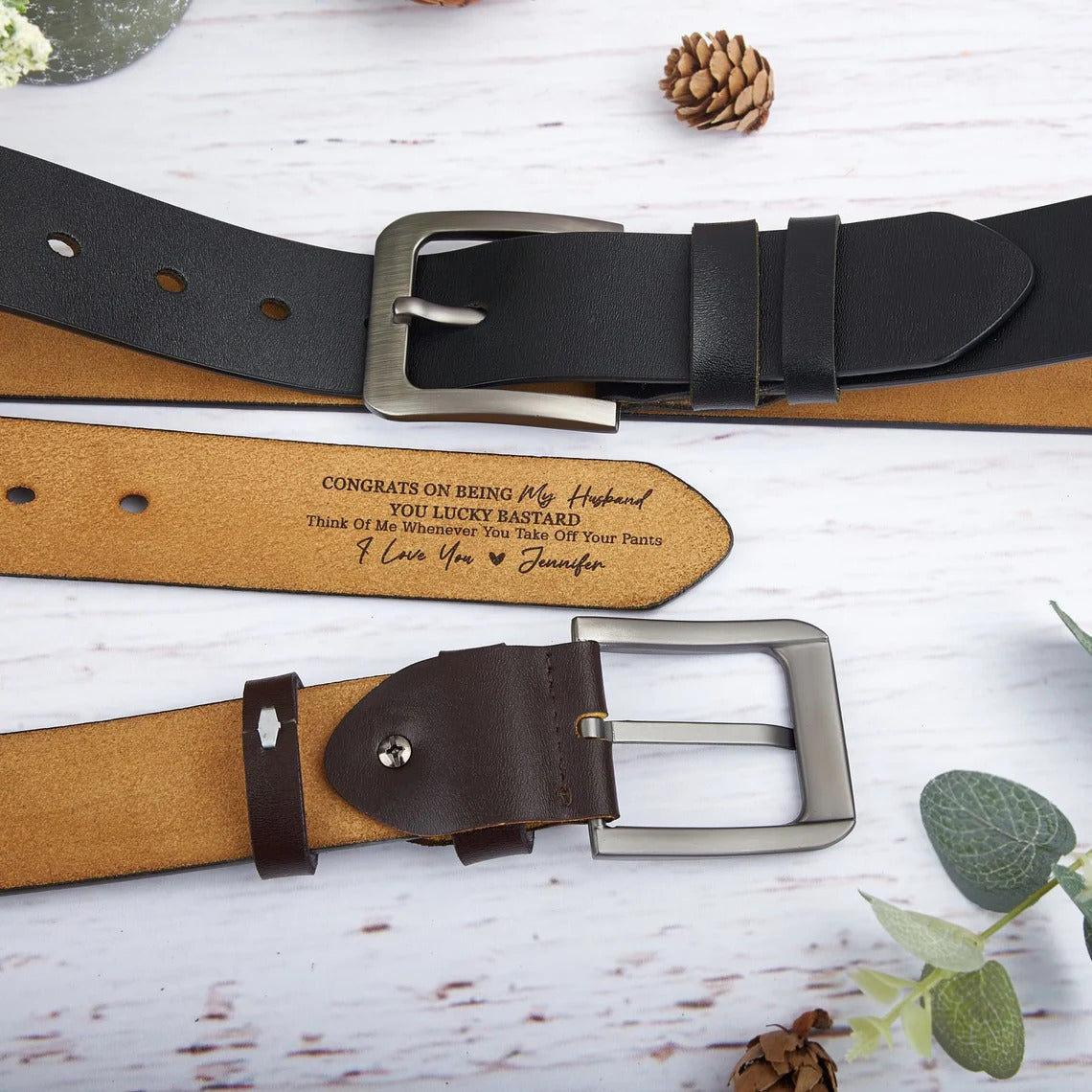 Father's Day Gift European Retro Men's Needle Buckle Belt CJD
