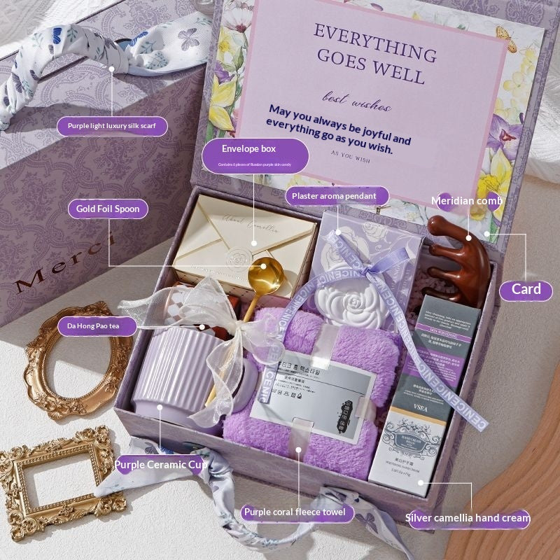 International Women's Day Gift Goddess Bridesmaid Wedding High-end Practical Birthday Gift Box Wedding Guest Gift CJD