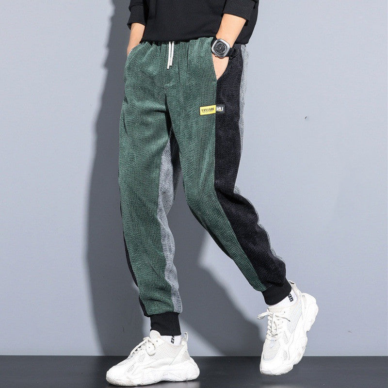 Men's Autumn And Winter Plus Velvet Padded Corduroy Pants Best YouTube Store