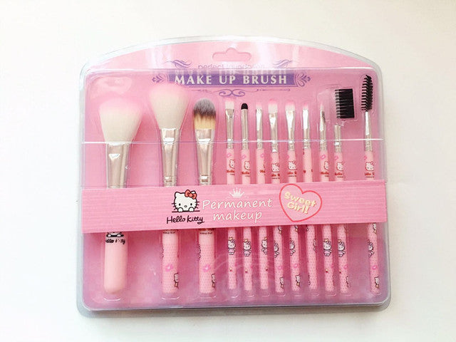 Hello Kitty Makeup Brush Set by LuxuryLifeWay