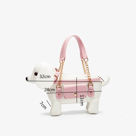 Cute Teddy Dog Shaped Crossbody Bag LadyShow.Store