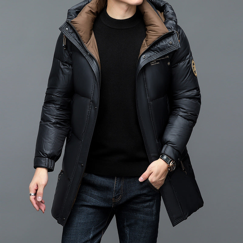 New Winter Men's Duck Down Warm Thick Casual Jacket LadyShow.Store