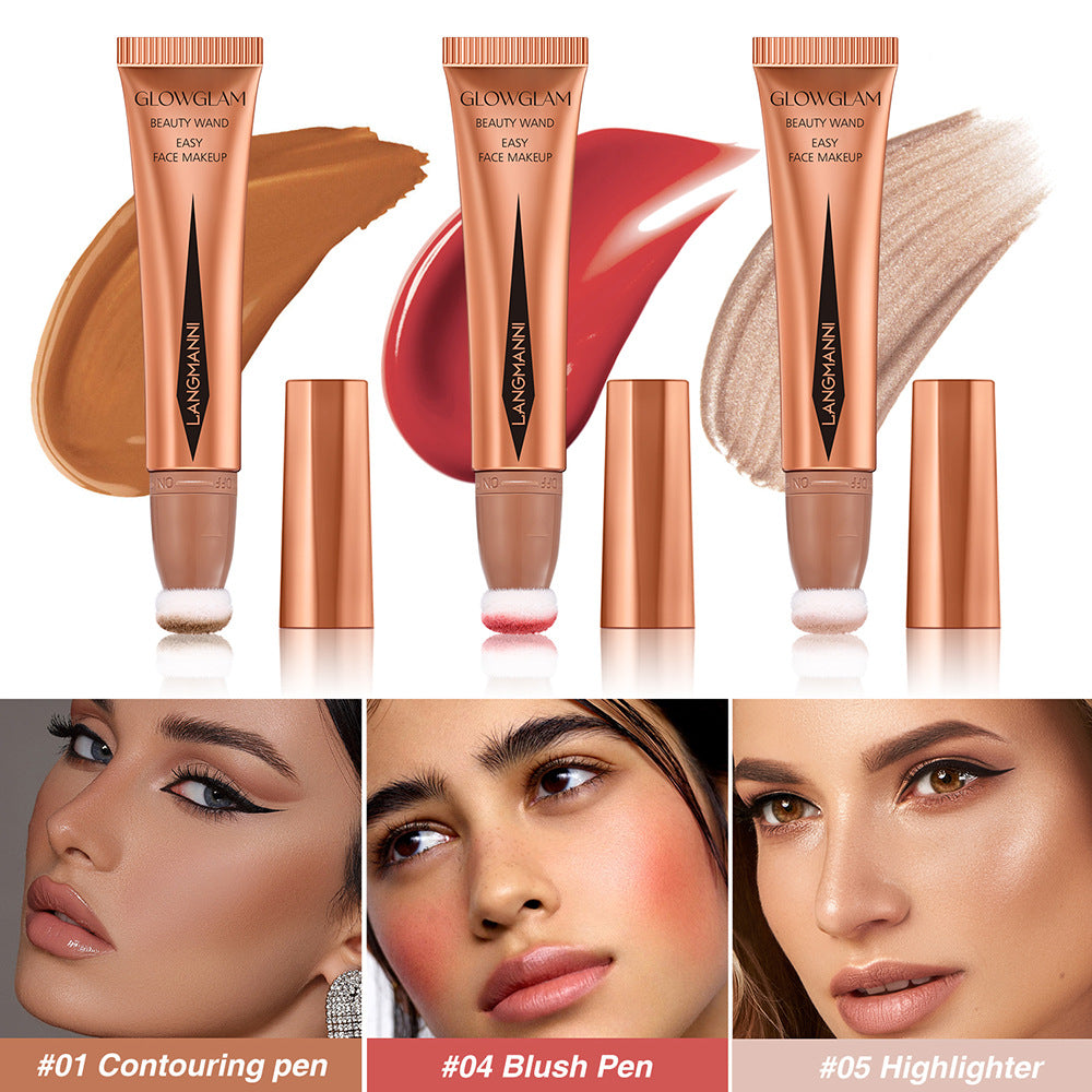 Air Cushion Repair Blush Highlight Combination Multi-color Makeup CJD