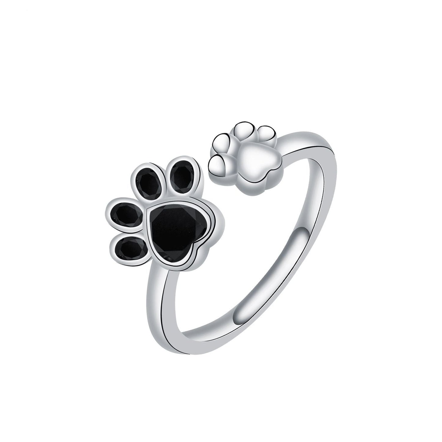 Women's Adjustable Creative Cute Kitten's Paw Ring LadyShow.Store