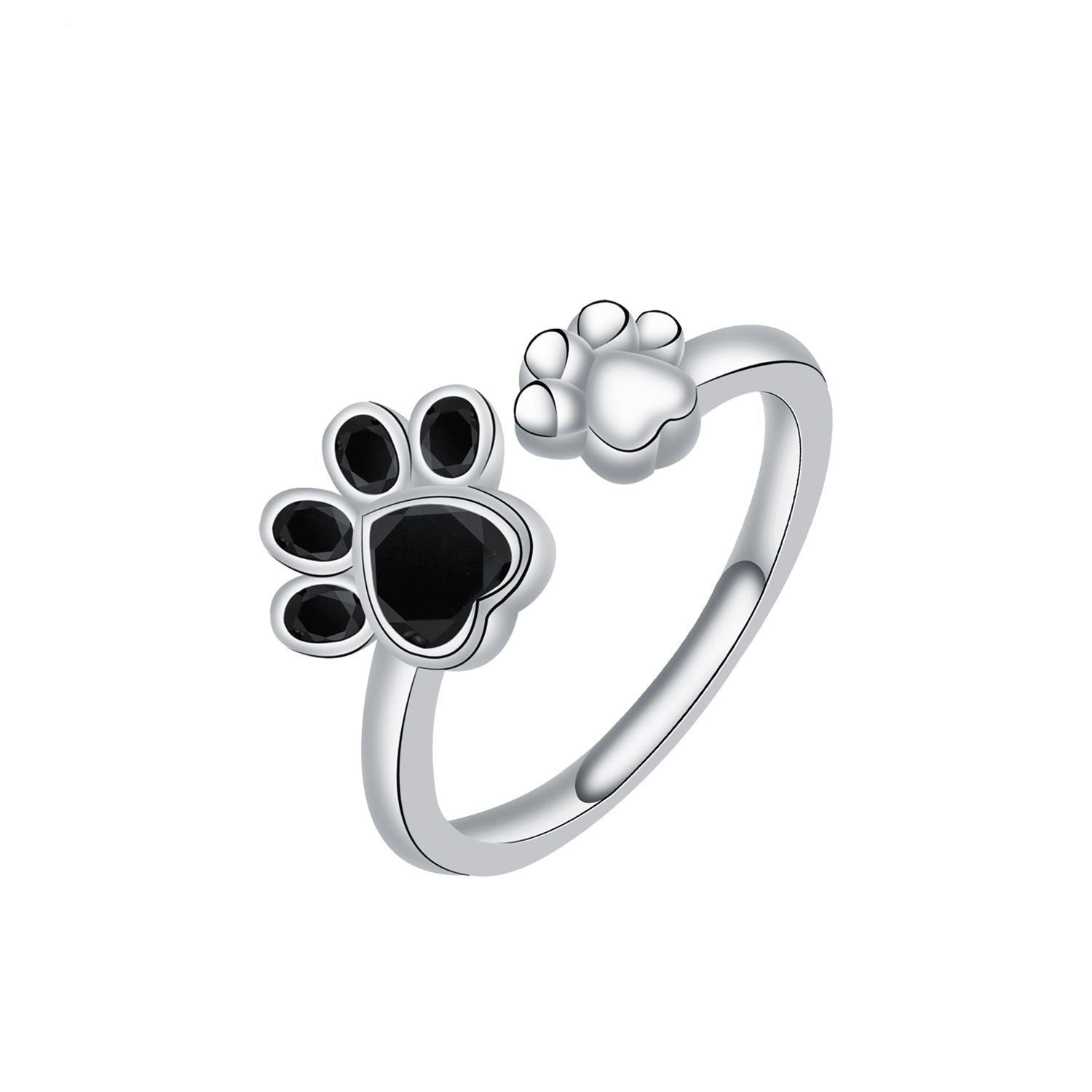 Women's Adjustable Creative Cute Kitten's Paw Ring LadyShow.Store