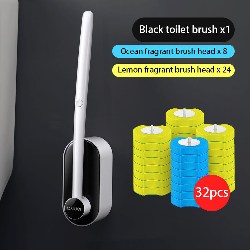 Disposable No Dead Angle Toilet Cleaning Brush Best YouTube Store