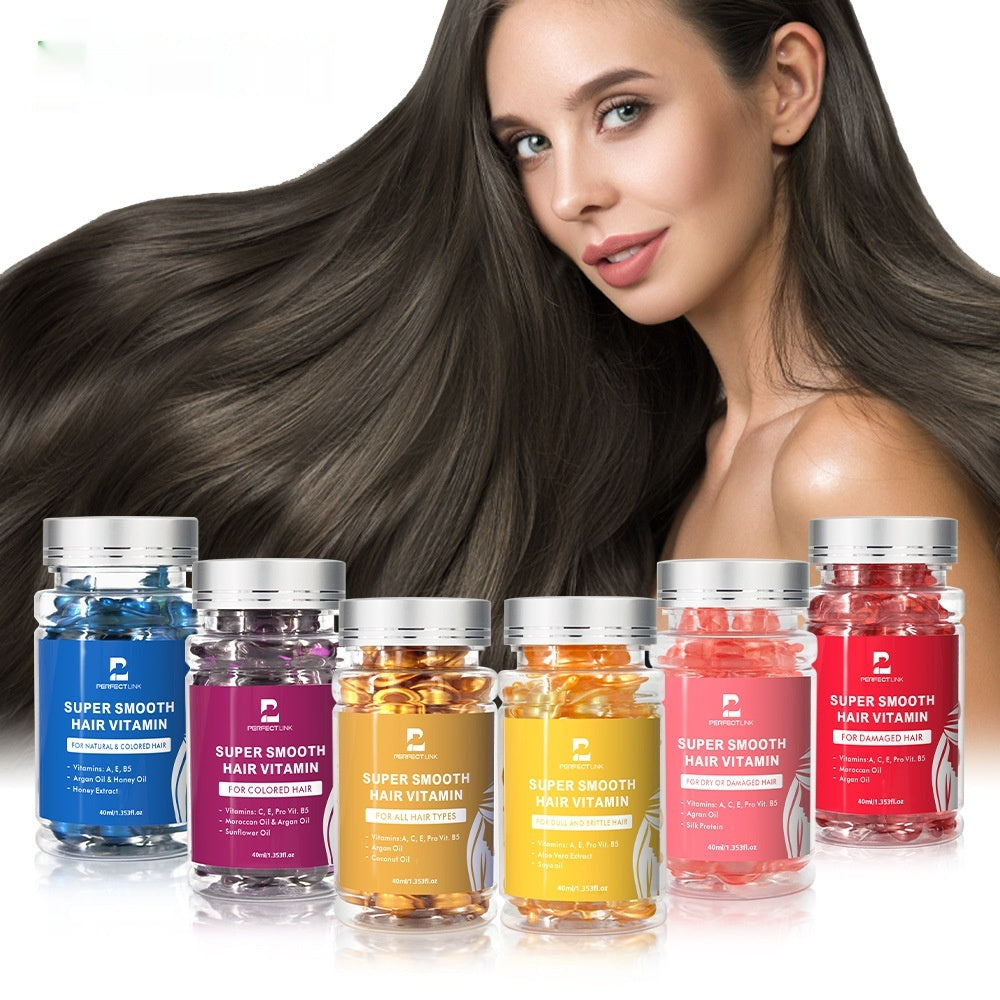 Vitamin Nuts Oil Care Improve Frizzy Hair Moisturizing Soft And Tough Hair Care LadyShow.Store