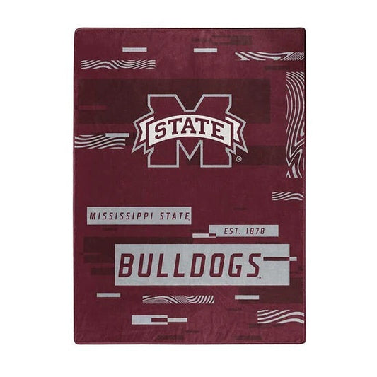 Mississippi State Bulldogs Blanket 60x80 Raschel Digitize Design W2B