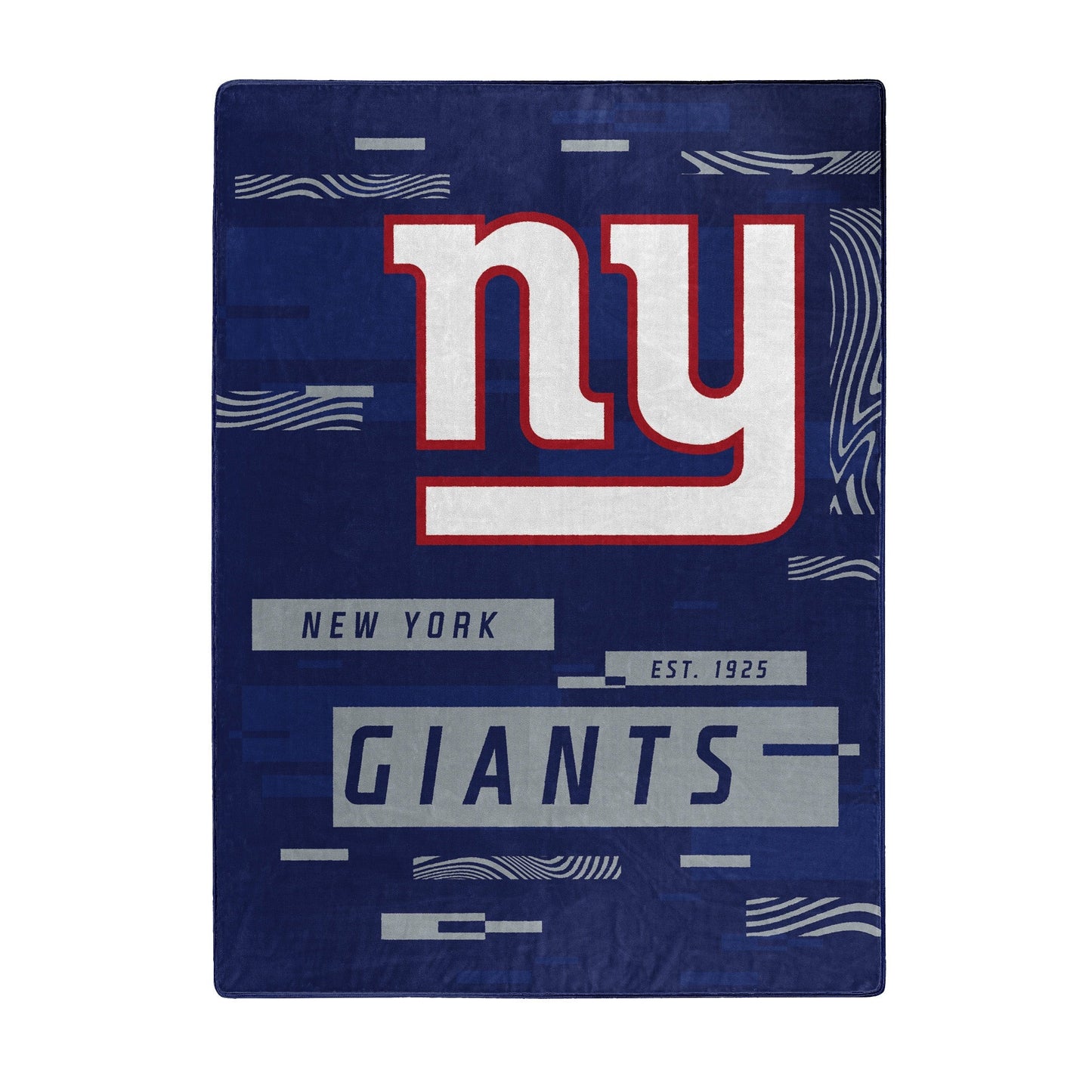New York Giants Blanket 60x80 Raschel Digitize Design W2B