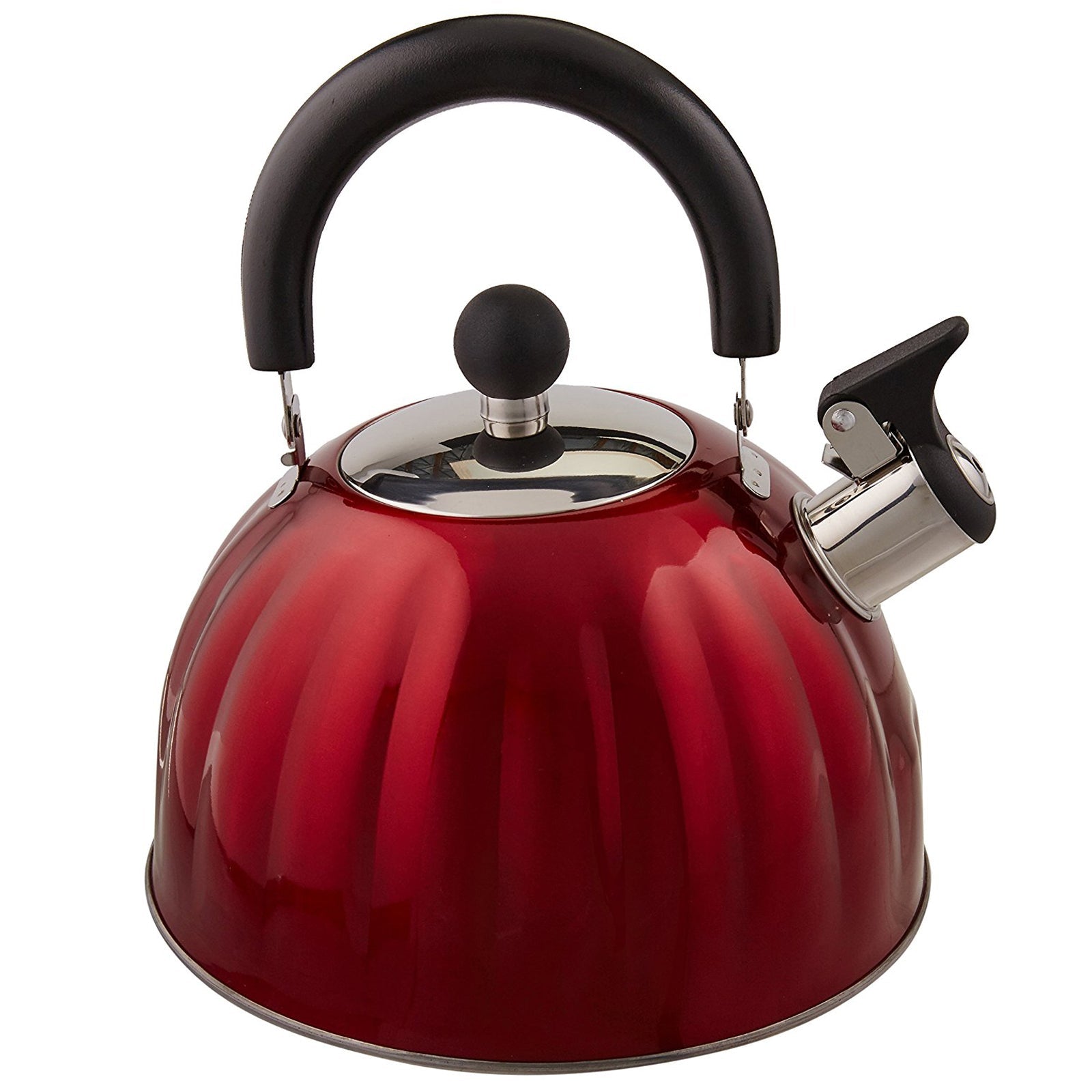 Mr. Coffee Twining 2.1 Quart Pumpkin Tea Kettle in Red W2B