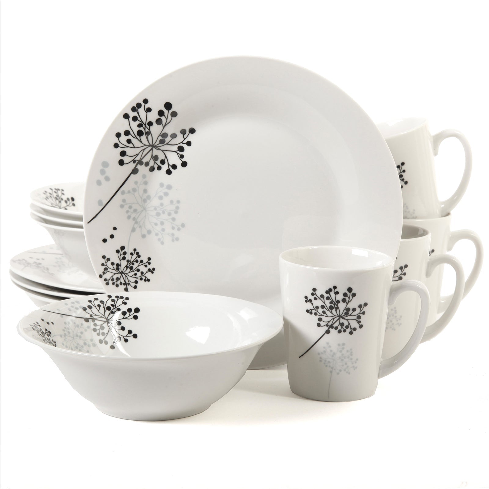 Gibson Netherwood 12-Piece Dinnerware Set W2B
